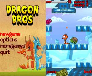 Сенсорная игра Dragon Bros 240х400
